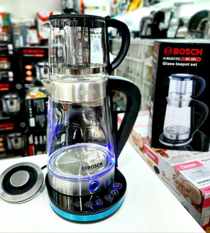 چای ساز دو کاره بوش روهمی تمام لمسی BOSCH مدل WB_129TS