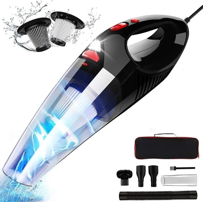 جارو شارژی قابل حمل برند RIKIN مدل ‎AK-007A 